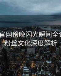 微密圈 官网傍晚闪光瞬间全记录——粉丝文化深度解析